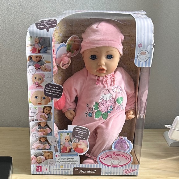 ZAPF Collection Toys Baby Annabell Blue Eyes Softbodied Baby Doll